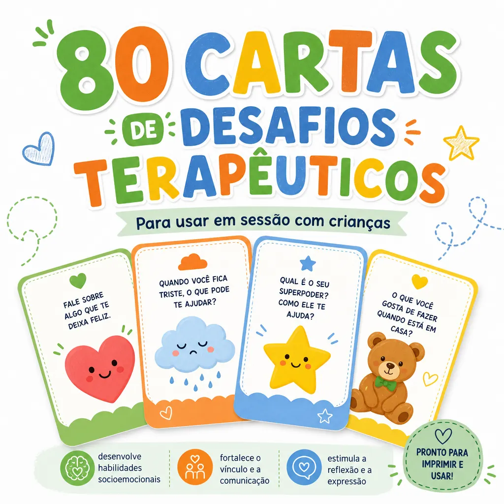 80 Cartas de Desafios Terapêuticos