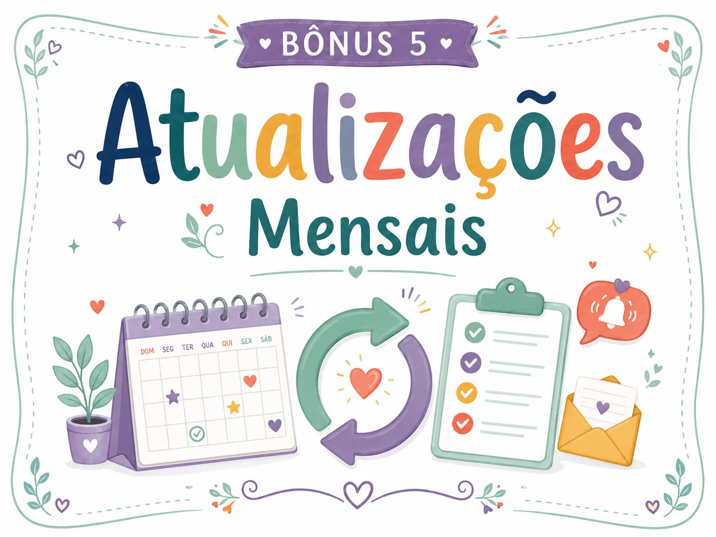 Atualizações mensais