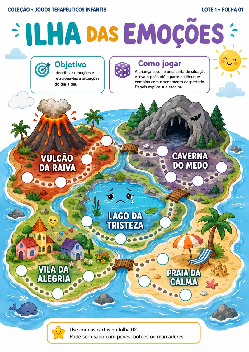 Jogo terapêutico: Ilha das Emoções